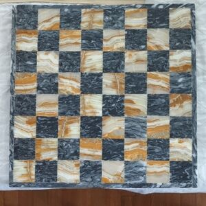 Marble Chess Board with Striking Squares